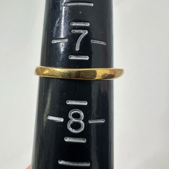 Vintage 18k HGE Natural Form Stone Accents Ring - Picture 3 of 9